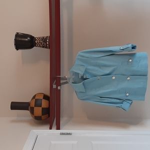 Women's Charter Club jacket, turquoise